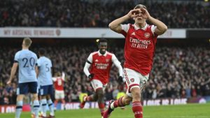 Sumbang Trio Assists saat Arsenal Kalahkan Fulham, Leandro Trossard Cetak Rekor di Liga Inggris